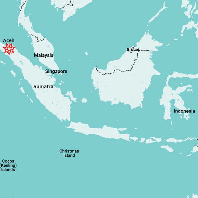 Map of Sumatra